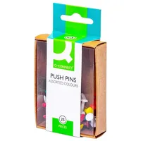 Connect Q-connect Pinnwand-Nadeln, sortiert 25 Stück