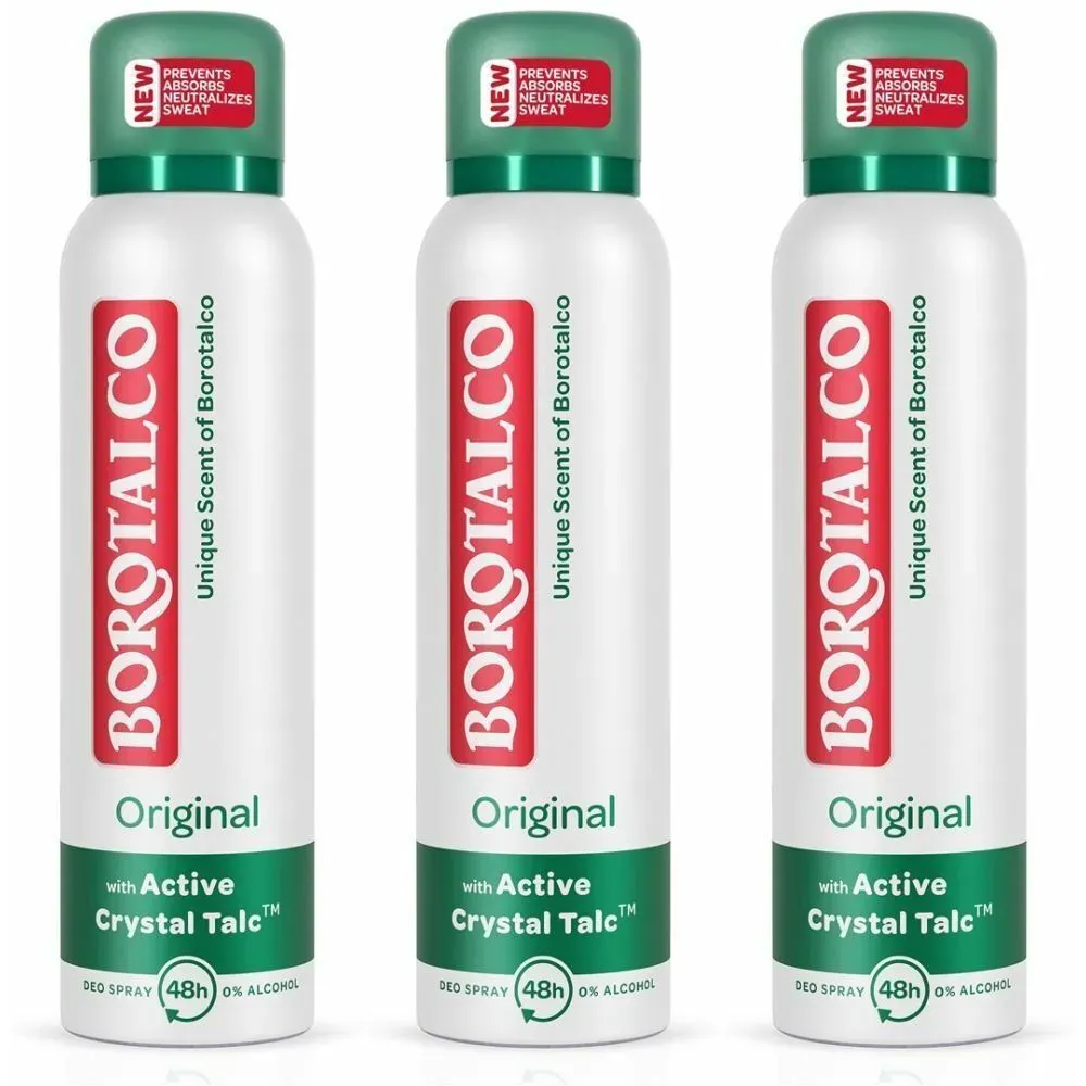 Borotalco Deodorant Original spray 3x150 ml Deodorant