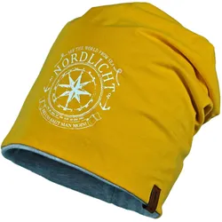 Jersey Wende Beanie Nordlicht curry