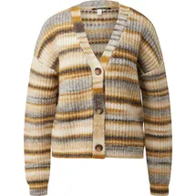 QS Strickjacke in Multimelange Optik Gelb L