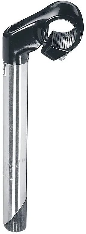 ergotec Vorbau Cat Tube 60 mm schwarz-silber 25,4 mm 22,2 mm 30°