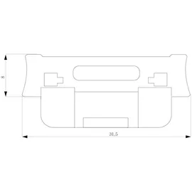 Siemens Glimmlampe Delta Weiß