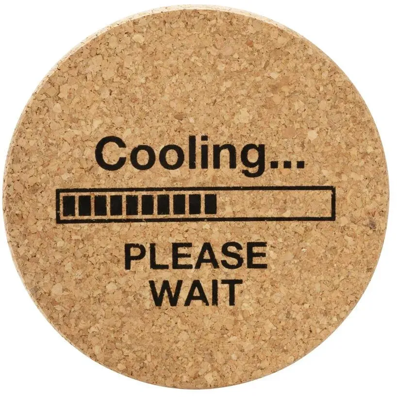 Topfuntersetzer Cooling Please Wait