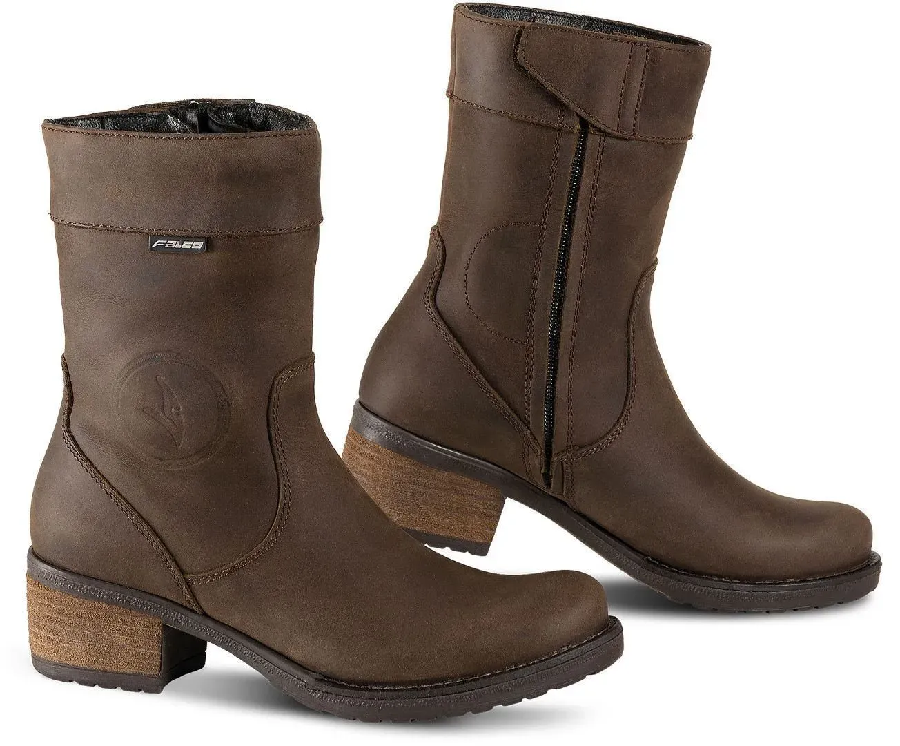 Falco Ayda 2 Damen Motorradstiefel, braun, Größe 41