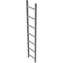 ZARGES Schachtleiter verzinkt 5 Sprossen LW300 mm