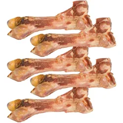Schecker Kauknochen - Edel Schinkenknochen aus Italien Futter 5 St