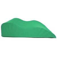 ATC Handels GmbH Venenkissen mit Kunstlederbezug und Ether-Schaum Füllung 75x55x20 cm - für den Hausgebrauch oder Massage (grün)