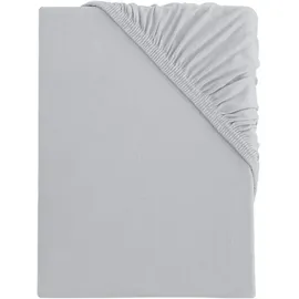 s.Oliver Spannbettlaken Jersey 140 x 200 - 160 x 200 cm grau