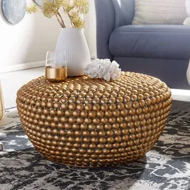 Wohnling Couchtisch WL6.456 Metall gold 60 x 30 x 60 cm