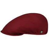 Lierys Flat Cap (1-St) Schirmmütze mit Schirm, Made in Italy rot XL (60-61 cm)