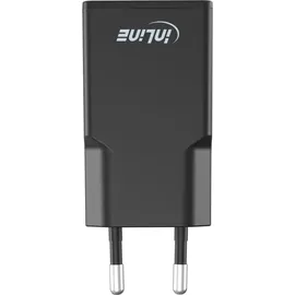 InLine USB Netzteil Ladegerät Dual USB-C, PD, PPS, 30W, schwarz