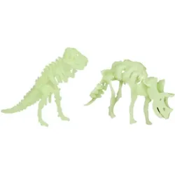 DIE SPIEGELBURG 16948 Nachtleuchtendes 3D Puzzle T-Rex World, sortiert