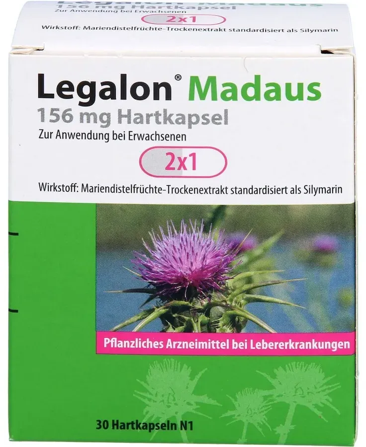 MEDA Pharma LEGALON Madaus 156 mg Hartkapseln Leber
