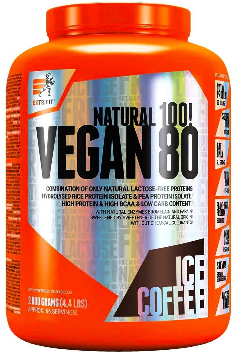 Extrifit  Vegan 80 2000 g Karamell