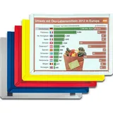 Eichner Magnet-Sichttasche DIN A6 quer Blau 10 St.