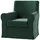 IKEA Sofahusse Ektorp Dunkelgrün 100% Polyester