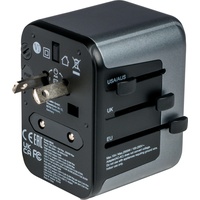 Verbatim UTA-03 Universal-Reiseadapter schwarz (49545)