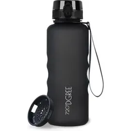 720°DGREE Trinkflasche “uberBottle“ Onyx Black, 1,5 Liter Kunststoff, schwarz, mit +Sieb