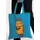 LOGOSHIRT Die Sendung mit der Maus", Baumwolltasche 38x42 cm Turquoise - Einheitsgröße