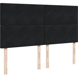 vidaXL Boxspringbett 180 x 200 cm Schwarz