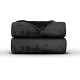 Bestlivings Kuscheldecke Mirabella Cashmere Touch 220 x 240 cm Schwarz