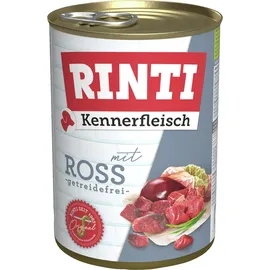 Rinti Kennerfleisch 400g Dose Hundenassfutter 6 x 400 Gramm Ross