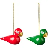 Kay Bojesen Denmark Kay Bojesen Christbaumschmuck, Weihnachtsvögel (2x)