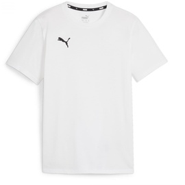 Puma Unisex Teamgoal Casuals Tee Jr T-Shirt, Puma White-puma Black, 140 EU