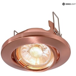 Deko-Light Einbaustrahler, 1x GU10, IP20, Kupfer D-110036