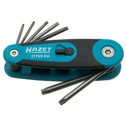 HAZET Stern-Schlüssel 8-Teilig, Klappbar