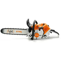 STIHL Modellsäge für Kinder, batteriebetriebene Spielzeugsäge, realistisches Spielen mit Geräuschen