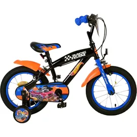 Volare Kinderfahrrad Hot Wheels für Jungen Fahrrad 14 Zoll Kinderrad Schwarz