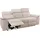 PLACES OF STYLE »Pareli 229cm, manuelle u. elektr. Relaxfunktion in 2 Sitzen«, USB, KT-Verstellung, LED Beleuchtung, in Echtleder, Kunstleder, Web
