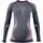 Uyn Evolutyon langarm Funktionsshirt melange Damen anthrazit melange/raspberry/purple L/XL