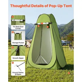 Vevor Tragbare Campingtoilette