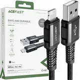 ACEFAST USB auf Lightning 1,2 m Schwarz