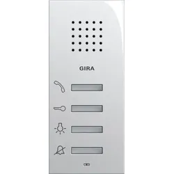 Gira 125003 Wohnungsstation AP System 55 Reinweiß