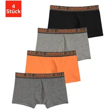 H.I.S. H.I.S Boxer in orange, anthrazit-meliert, schwarz, grau-meliert | Gr.: 122/128