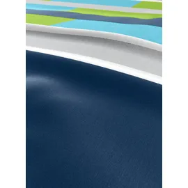OTTO home Etienne Gestreift Blau 155 x 220 cm + 40 x 80 cm