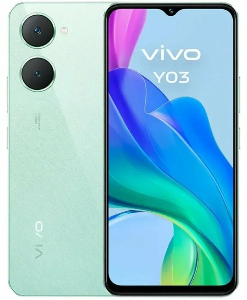 Smartphone Vivo Y03 Octa Core 4 GB RAM 128 GB grün