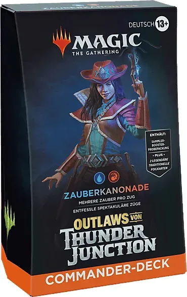 WIZARDS OF THE COAST Magic The Gathering - Outlaws of Thunder Junction Commander-Deck (Einzelartikel) Sammelkarten