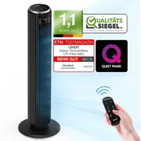 Levoit TempSense 36 cm Turmventilator Grau