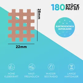 Health Press Gittertape 180 St Pflaster