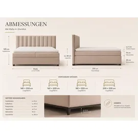 Best For Home Trinity K-10 160 x 200 cm Beige