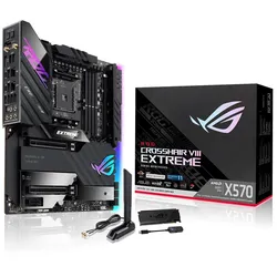 ASUS ROG CROSSHAIR VIII EXTREME AMD X570 Gaming-Mainboard EATX PCIe 4.0 WiFi 6E SATA M.2 USB 3.2