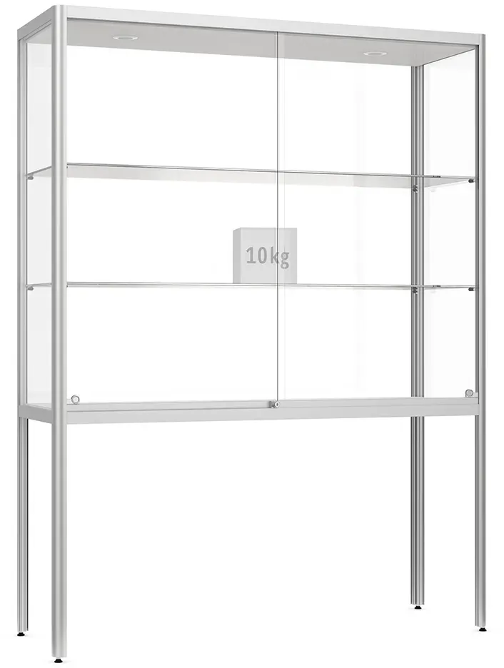 Vitrine Standvitrine auf Untergestell Modell 400