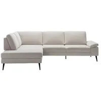 MAISON Ecksofa Laredo Stoff Beige Natur
