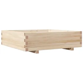 vidaXL Pflanzkübel 90 x 90 x 26,5 cm Braun