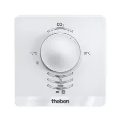 Theben 7169230 KNX CO2-Raumluftsensor mit integriertem Temperaturregler AMUN 716 S KNX