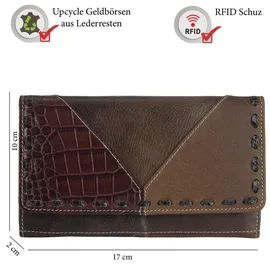 Sunsa Geldbörse Unisex Portemonnaie bro brown